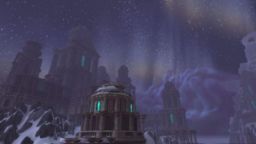 The Storm Peaks location , Northrend